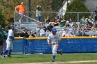 Baseball vs Babson  Wheaton College Baseball vs Babson during Championship game of the NEWMAC Championship hosted by Wheaton. - (Photo by Keith Nordstrom) : Wheaton, baseball, NEWMAC